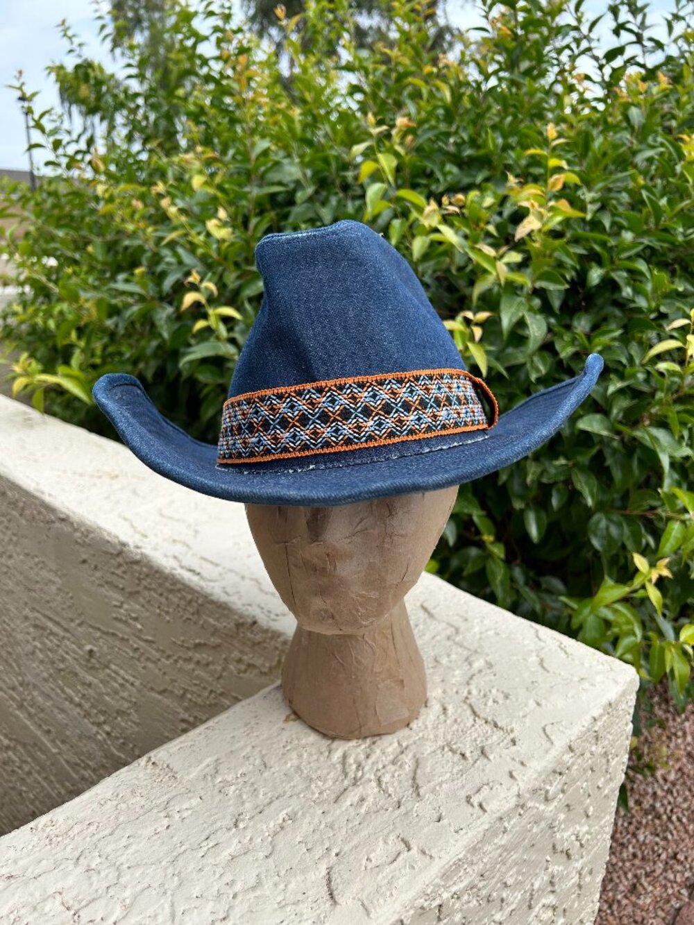 GV Vintage Denim 70s Cowboy Hat